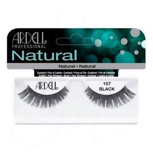 ARDELL/PESTAÑAS 107 BLACK CON ADHESIVO/65087A