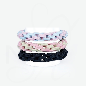 COLETEROS TRENZADOS COLORES 3 UNIDS./BFUTI45093