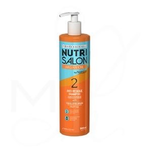 NUTRI SALON ARGAN OIL ANTI-RESIDUO CHAMPU(2) 500ML.